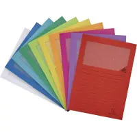 Exacompta Forever Sorteermap A4 Kleurenassortiment Karton 100% gerecycled 130 g/m² 10 Stuks