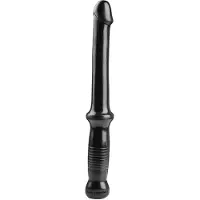Doc Johnson - anaal dildo met handvat - zwart