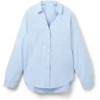Tom Tailor Blouse lichtblauw / wit