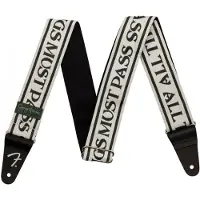 Fender George Harrison All Things Must Pass-Logo Bandje Z/W 2"