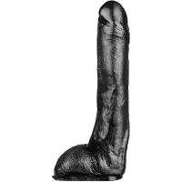 All Black Anaal Dildo 26 x 5 cm - zwart