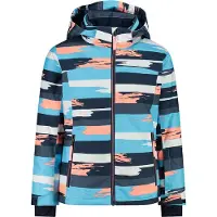 CMP - Girl's Jacket Snaps Hood Twill - Ski-jas 104, blauw