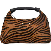 Núnoo Dandy Stripes Deluxe Donkerbruin Tas