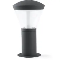Faro Shelby - tuinpaal - Ø 19 x 33 cm - 10W LED incl. - IP65 - donkergrijs
