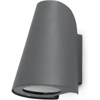 Faro 71353, Wandlamp voor buiten, donkergrijs, aluminium, IP44, klasse I, E27