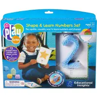 Learning Resources Playfoam Shape & Learn Numbers Set - 3+