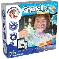 Science 4 You Science4you Crystal Factory Glow in the Dark – Educatieve Kristallen Groeien Set – Experimenteerdoos Natuurkunde & Chemie – Vanaf 8 jaar