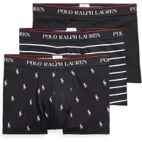 Ralph Lauren Boxershorts 'Classic' robijnrood / zwart / wit