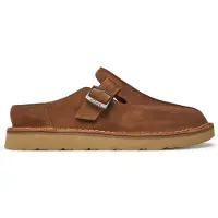Clarks Clarksvoor mannen. 26180881 Solsbury lichtbruine leren klompen (42.5), Plat, Geen, Casual