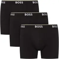 BOSS Boxershorts zwart / wit