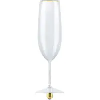 Segula LED lamp Floating Champagne, E27, 4 W 922 dimbaar E27 4W, helder / transparant, Glas, E27 LED-lamp