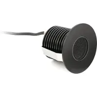 Faro Grund - ronde grondspot voor buiten - Ø 80 mm, Ø 60 mm inbouw - 7W LED incl. - IP67 – zwart – warm witte lichtkleur (2700K)