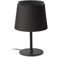 Faro 20305-83, zwart, staal, IP20, klasse II, E27, 15W