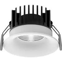 Lyora Witte inbouwspot Blade Ø 8,5cm