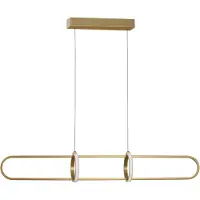 Lyora Design hanglamp Arte langwerpig goud
