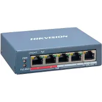 Hikvision DS-3E1105P-EIV2 netwerk-switch Managed Fast Ethernet (10/100) Power over Ethernet (PoE) Grijs