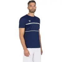 Tecnifibre Team Tech Short Sleeve T-shirt Blauw 2XL Man