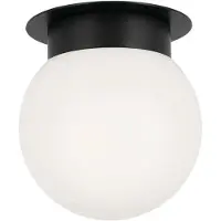 Kichler LED Plafondlamp Albers | 1X E27 Max 40W | Black