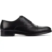 Martinelli Heren Zwarte Empire lederen schoenen (39), Leer, Plat, 1 tot 3 cm, Veters, Feest, Klassiek 1492-2631PYM