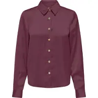 ONLY Onlzora ls satin shirt wvn mauve