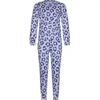 Rebelle Warme meisjes pyjama panterprint | Maat 128