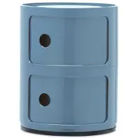Kartell Componibili New Colors Opbergunit Light Blue | 2 doors