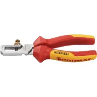 Promat /Tecwerk Draadstriptang | lengte 160 mm VDE | verchroomd meercomponenten mantels | met openingsveer - 4000810418