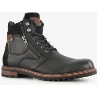 Van Beers leren heren veterboots zwart maat 41