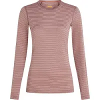 Icebreaker - Women's 200 Oasis L/S Crewe - Merino-ondergoed M, roze/bruin