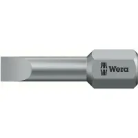 Wera Bit 800/1 TZ, sleuf, 8, bladdikte 1,6 mm, lengte 25 mm, 10 stuks
