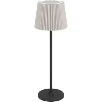 Eglo Tafellamp Leonero zwart met zand bruin