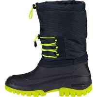 CMP Snowboots 'Ahto' navy / duifblauw / limoen / zwart