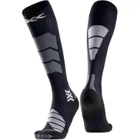 X-socks - Skisokken - Ski Expert OTC Black/Light Grey voor Unisex - Maat 42-44 - Zwart