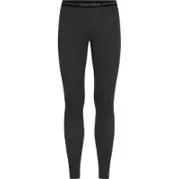 Icebreaker - Thermokleding - M Merino 260 ZoneKnit Leggings Jet Heather voor Unisex van Wol - Maat M - Grijs