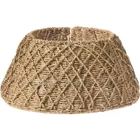 Beliani BOUGIE - Kerstboomrok - Naturel - ⌀ 53 cm - Zeegras