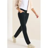 Cecil Dames Slim Fit corduroy broek - Groen - 38