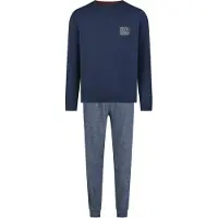 Phil&Co. Pyjama lang blauw denim