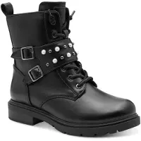 Marco Tozzi Veterlaarsjes black denim