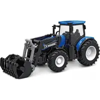 Amewi 22598 RC Traktor mit Frontlader LiIon 500mAh blau/6+