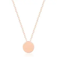 LGT JWLS LGT Jewels Dames ketting Munt hanger Rose