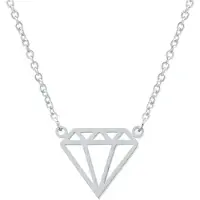 Cilla Jewels dames ketting Diamond verzilverd