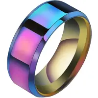 LGT JWLS Heren ring Titanium Multicolor 8mm-18mm