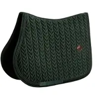 Kentucky Horsewear Horsewear - Zadeldoek velvet mini Pearls jumping dennengroen