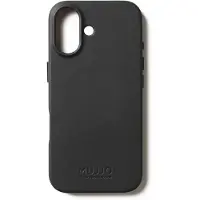 Mujjo Full Leather iPhone 17 Hoesje Zwart