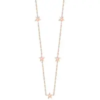 Cilla Jewels dames ketting Edelstaal Verguld Rose Ster