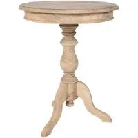 CLP Wiva Bijzettafel - Rond - 50x50 cm - natura