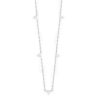 Cilla Jewels dames ketting Edelstaal Zilverkleurig Driehoek