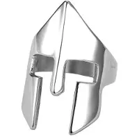 LGT JWLS Herenring edelstaal Spartan Mask-18mm