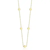 Cilla Jewels dames ketting Edelstaal Verguld Goudkleurig Muntjes