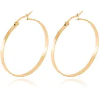 Cilla Jewels Dames oorringen Edelstaal Goudkleurig-40mm